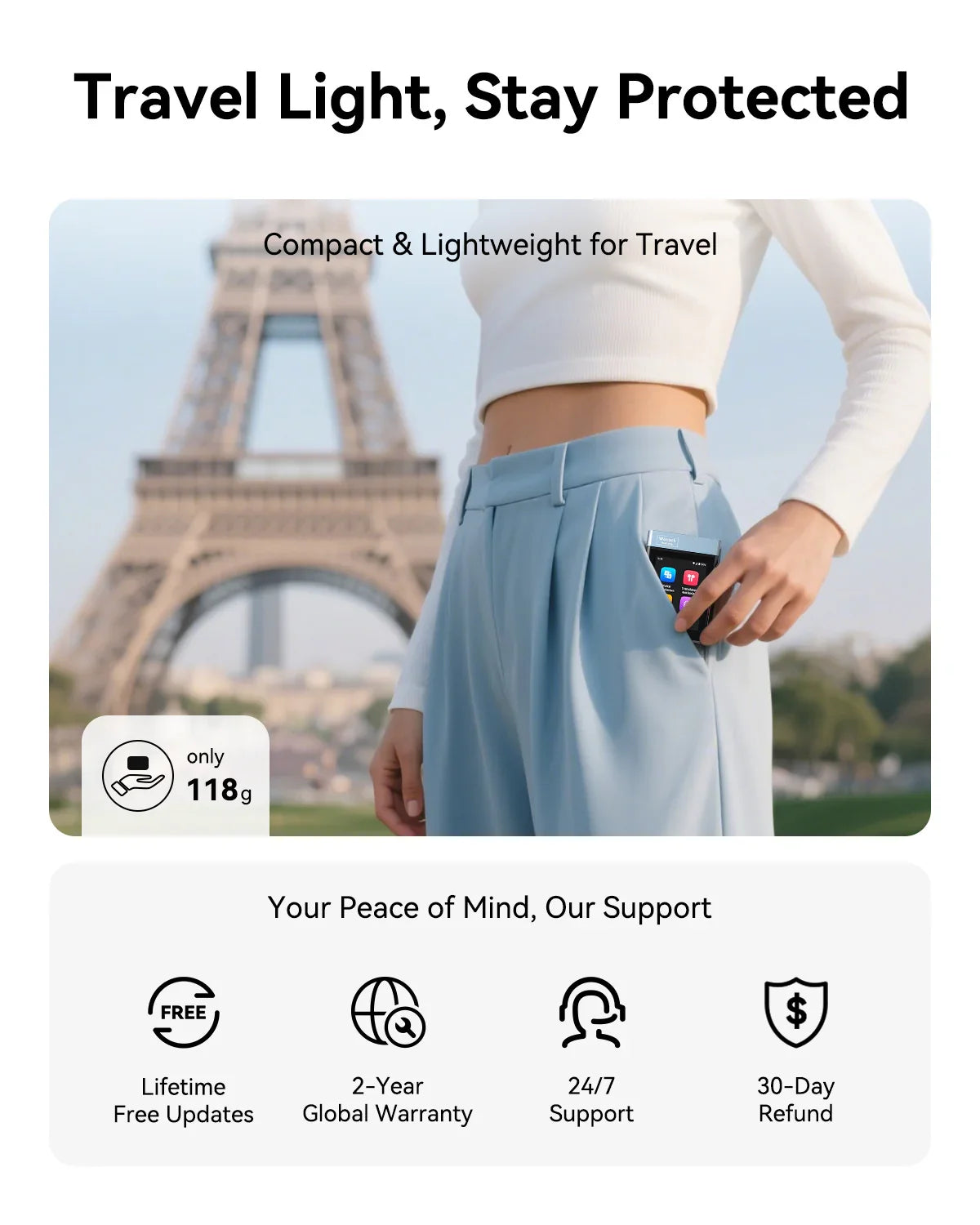 Polyverus® A9 4G Translator Earbuds with ChatGPT & TWS Bluetooth