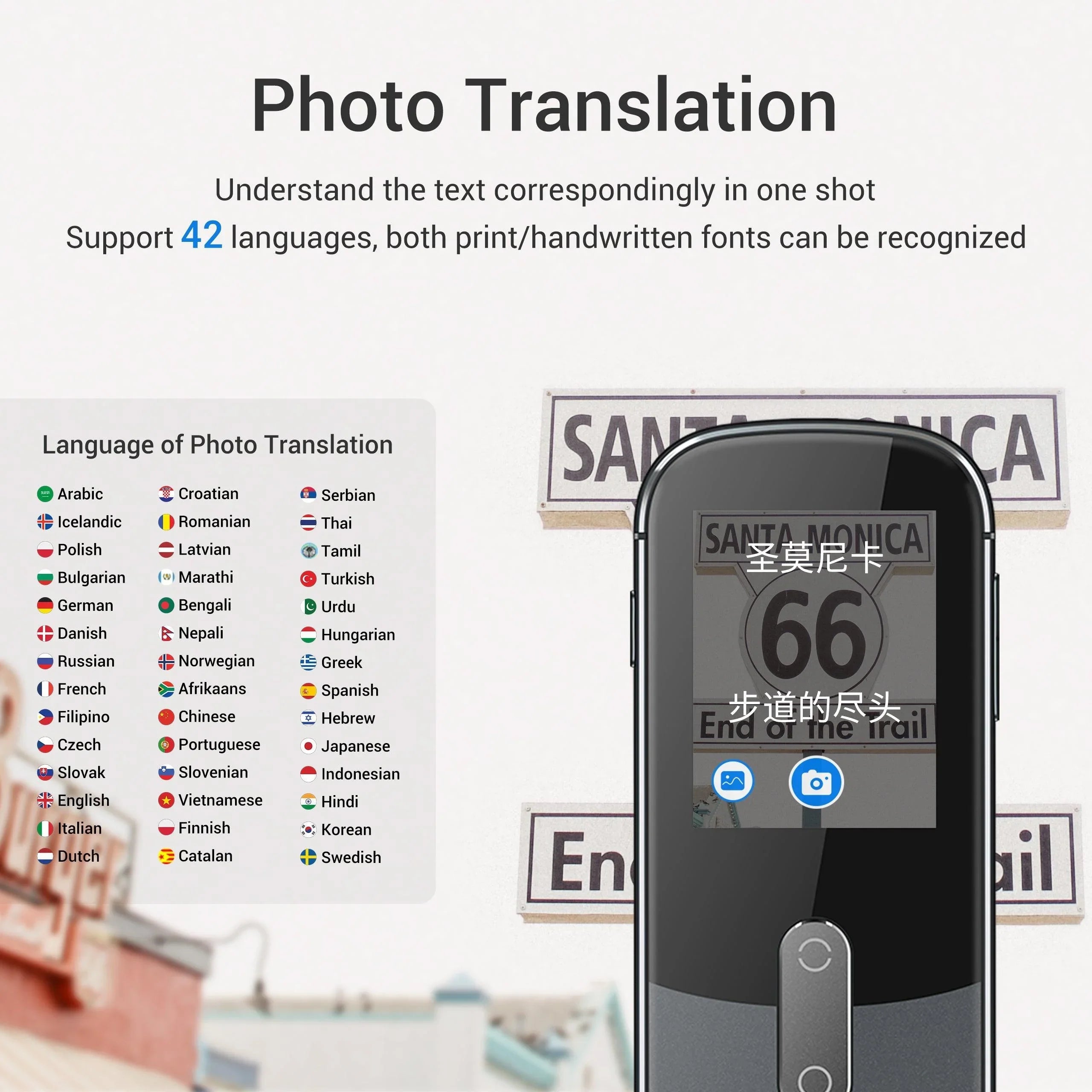 Polyverus® W09 Offline AI Translator – 144 Languages, No WiFi